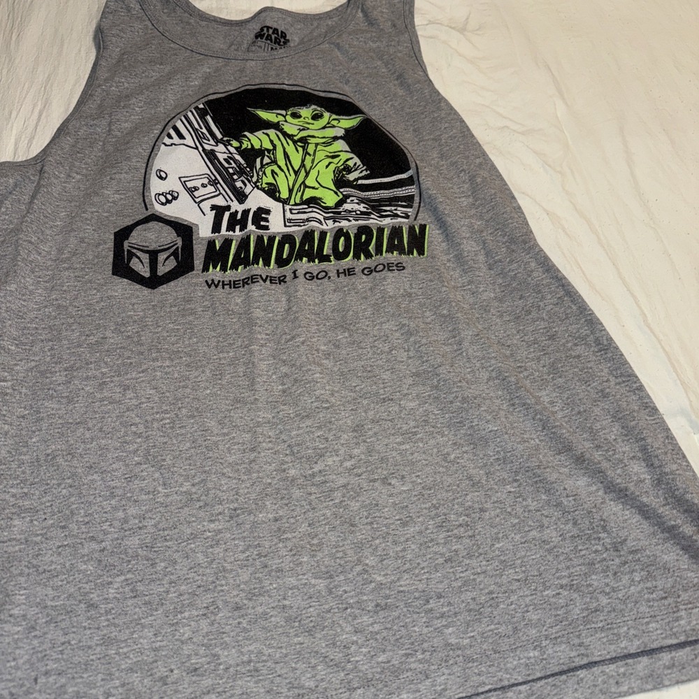 Star Ward Men's Mandalorian Tank Top‎ Size Large